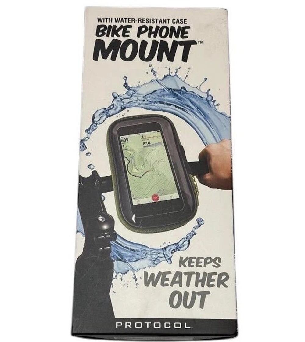 Protocol Bike Phone Mount Water Resistant Case Handlebar Holder Universal